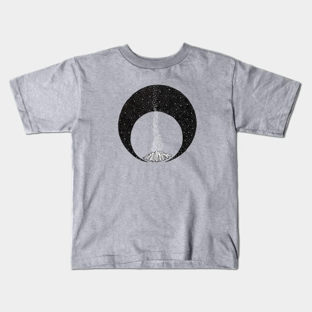 Summer night Kids T-Shirt by ckai